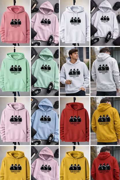 Not Related by Blood, Connected by Loyalty – Unisex Cotton Hoodie | KIEA STUDIO