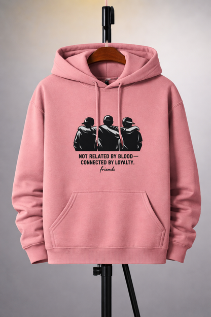 Not Related by Blood, Connected by Loyalty – Unisex Cotton Hoodie | KIEA STUDIO