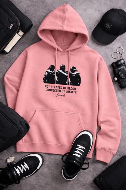 Not Related by Blood, Connected by Loyalty – Unisex Cotton Hoodie | KIEA STUDIO