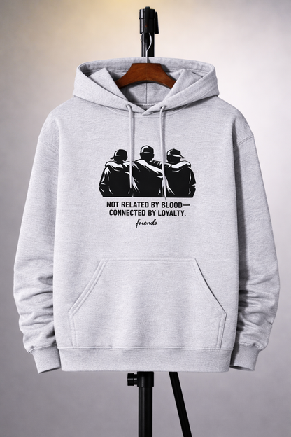 Not Related by Blood, Connected by Loyalty – Unisex Cotton Hoodie | KIEA STUDIO